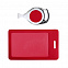 Чехол для пропуска с ретрактором Dorset, красный с логотипом в Балашихе заказать по выгодной цене в кибермаркете AvroraStore