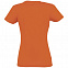 Футболка женская Imperial Women 190, оранжевая с логотипом в Балашихе заказать по выгодной цене в кибермаркете AvroraStore