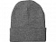 Шапка Dunant, двуслойная, темно-серый меланж с логотипом в Балашихе заказать по выгодной цене в кибермаркете AvroraStore