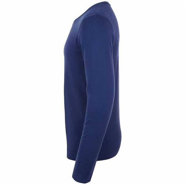 Пуловер мужской GLORY MEN, синий ультрамарин с логотипом в Балашихе заказать по выгодной цене в кибермаркете AvroraStore