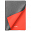Ежедневник Portobello Trend, River side, недатированный, серый/красный с логотипом в Балашихе заказать по выгодной цене в кибермаркете AvroraStore