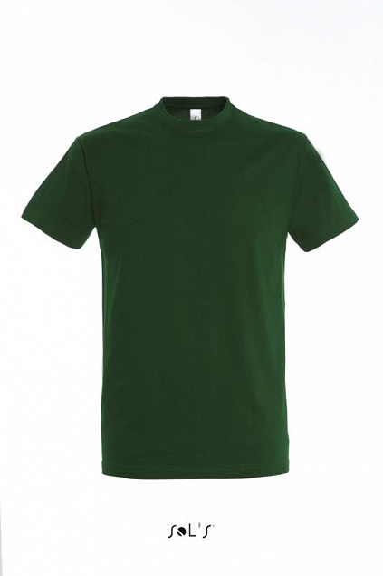 Фуфайка (футболка) IMPERIAL мужская,Темно-зеленый 3XL с логотипом в Балашихе заказать по выгодной цене в кибермаркете AvroraStore