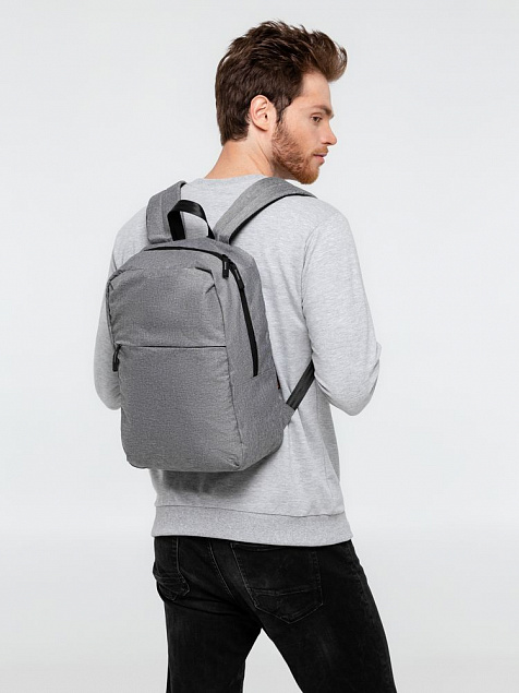 Рюкзак Burst Simplex, серый с логотипом в Балашихе заказать по выгодной цене в кибермаркете AvroraStore