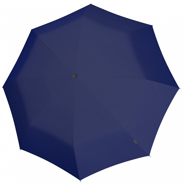 Складной зонт U.090, синий с логотипом в Балашихе заказать по выгодной цене в кибермаркете AvroraStore