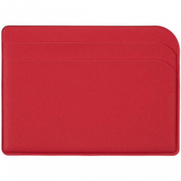 Чехол для карточек Dual, ver.2, красный с логотипом в Балашихе заказать по выгодной цене в кибермаркете AvroraStore