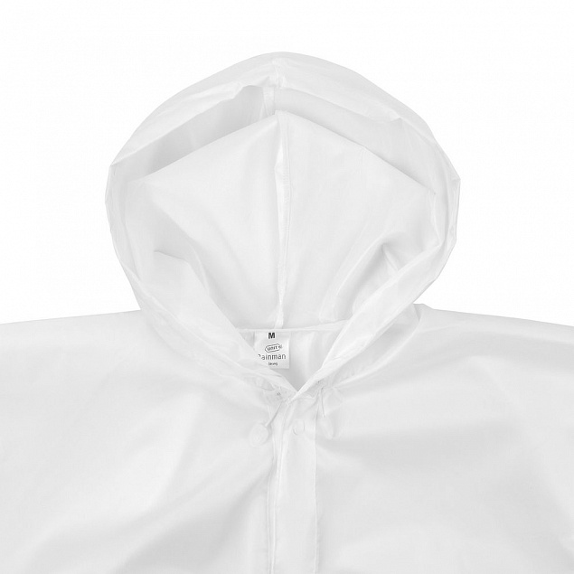 Дождевик унисекс Rainman Strong, белый с логотипом в Балашихе заказать по выгодной цене в кибермаркете AvroraStore