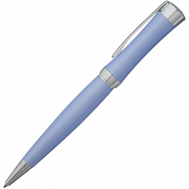 Ручка шариковая Desire, голубая с логотипом в Балашихе заказать по выгодной цене в кибермаркете AvroraStore