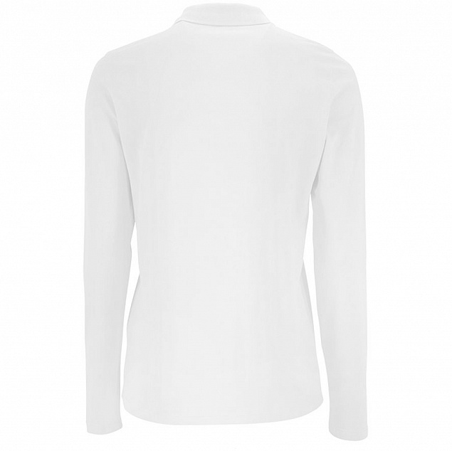 Рубашка поло женская с длинным рукавом PERFECT LSL WOMEN, белая с логотипом в Балашихе заказать по выгодной цене в кибермаркете AvroraStore