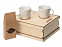 Подарочный набор с кофе, чашками в деревянной коробке Кофебрейк с логотипом в Балашихе заказать по выгодной цене в кибермаркете AvroraStore