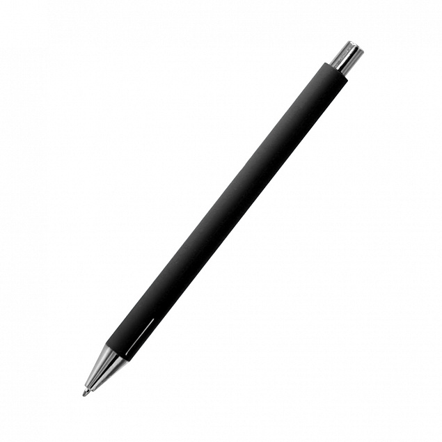 Ручка металлическая Elegant Soft - Черный AA с логотипом в Балашихе заказать по выгодной цене в кибермаркете AvroraStore