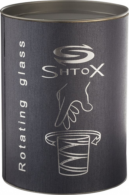 Вращающийся стакан для виски Shtox с логотипом в Балашихе заказать по выгодной цене в кибермаркете AvroraStore