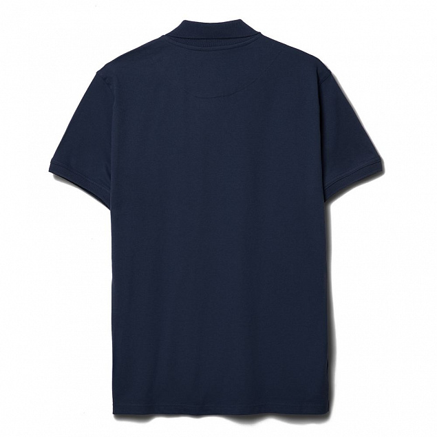Рубашка поло мужская Virma Stretch, темно-синяя (navy) с логотипом в Балашихе заказать по выгодной цене в кибермаркете AvroraStore