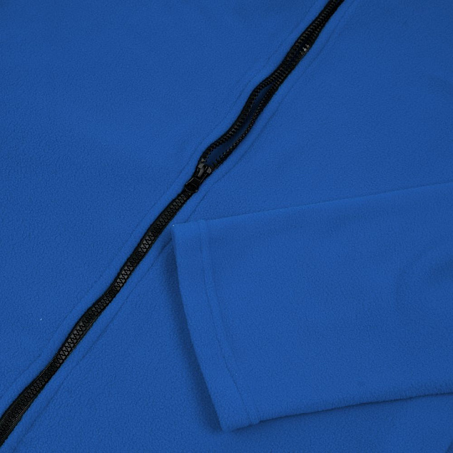 Куртка флисовая унисекс Manakin, ярко-синяя с логотипом в Балашихе заказать по выгодной цене в кибермаркете AvroraStore