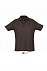 Джемпер (рубашка-поло) SUMMER II мужская,Шоколадный L с логотипом в Балашихе заказать по выгодной цене в кибермаркете AvroraStore