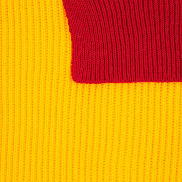Шарф Snappy, желтый с красным с логотипом в Балашихе заказать по выгодной цене в кибермаркете AvroraStore