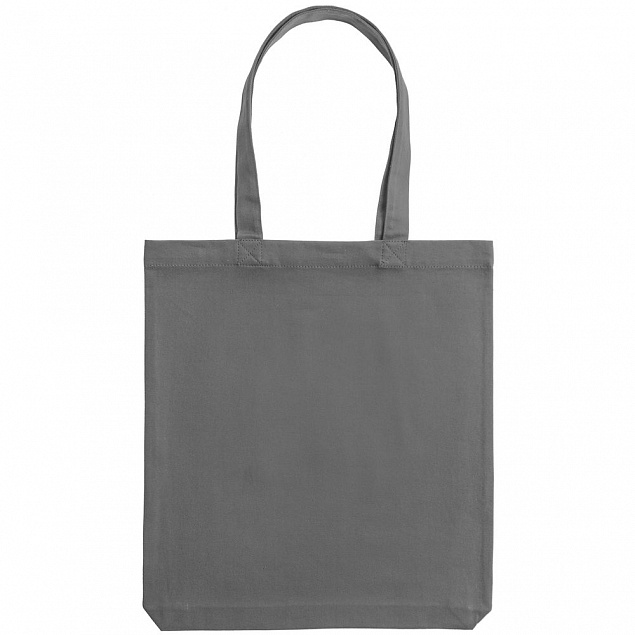 Холщовая сумка Avoska, темно-серая с логотипом в Балашихе заказать по выгодной цене в кибермаркете AvroraStore