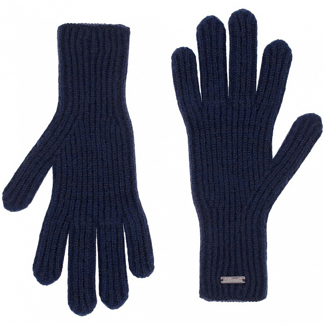 Перчатки Bernard, темно-синие с логотипом в Балашихе заказать по выгодной цене в кибермаркете AvroraStore