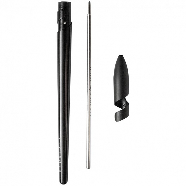 Шариковая ручка Sostanza, черная с логотипом в Балашихе заказать по выгодной цене в кибермаркете AvroraStore