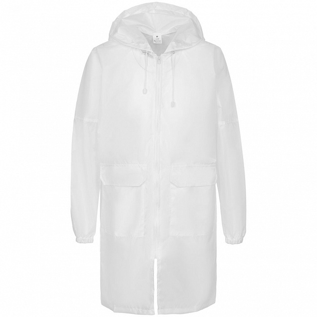 Дождевик Rainman Zip Pockets, белый с логотипом в Балашихе заказать по выгодной цене в кибермаркете AvroraStore