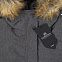 Парка мужская Explorer, серый меланж с логотипом в Балашихе заказать по выгодной цене в кибермаркете AvroraStore