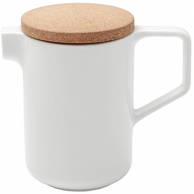 Чайник Riposo, белый с логотипом в Балашихе заказать по выгодной цене в кибермаркете AvroraStore