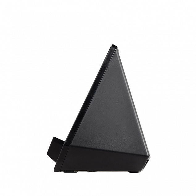 Настольные часы "Smart Pyramid" с bluetooth колонкой (3Вт) и беспроводным (15W) зарядным устройством, с подсветкой логотипа с логотипом в Балашихе заказать по выгодной цене в кибермаркете AvroraStore