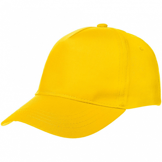 Бейсболка Promo, желтая с логотипом в Балашихе заказать по выгодной цене в кибермаркете AvroraStore