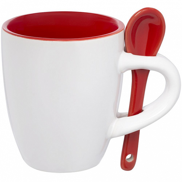 Набор для кофе Pairy, красный с логотипом в Балашихе заказать по выгодной цене в кибермаркете AvroraStore