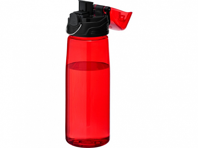 Бутылка спортивная Capri, красный с логотипом в Балашихе заказать по выгодной цене в кибермаркете AvroraStore