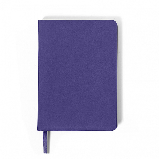 Ежедневник недатированный Duncan, А5,  фиолетовый, белый блок с логотипом в Балашихе заказать по выгодной цене в кибермаркете AvroraStore