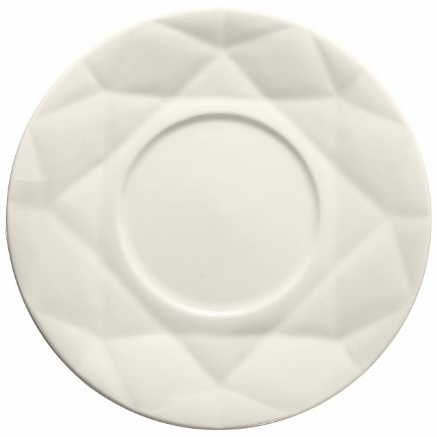 Чайная пара Diamante Bianco, белая с логотипом в Балашихе заказать по выгодной цене в кибермаркете AvroraStore