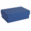 Коробка картонная, "COLOR" 11,5*6*17 см; синий с логотипом в Балашихе заказать по выгодной цене в кибермаркете AvroraStore