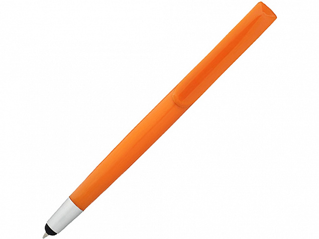 Ручка-стилус шариковая Rio, оранжевый с логотипом в Балашихе заказать по выгодной цене в кибермаркете AvroraStore