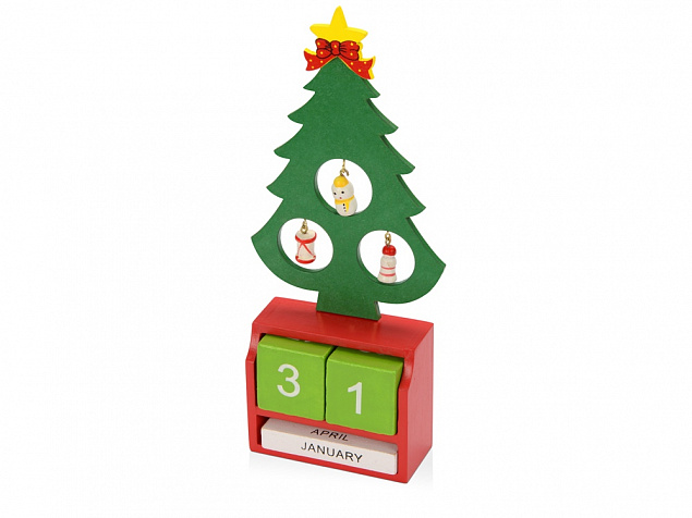 Декоративная елочка c календарем с логотипом в Балашихе заказать по выгодной цене в кибермаркете AvroraStore