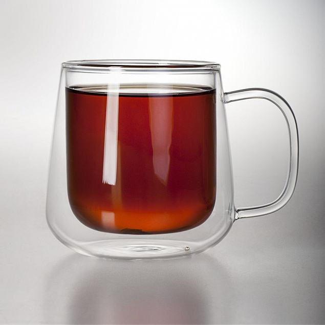 Чашка с двойными стенками Glass First с логотипом в Балашихе заказать по выгодной цене в кибермаркете AvroraStore