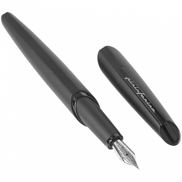 Ручка перьевая PF Two, черная с логотипом в Балашихе заказать по выгодной цене в кибермаркете AvroraStore