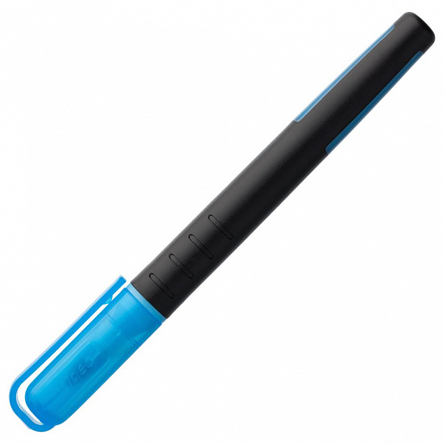 Маркер текстовый Liqeo Pen, голубой с логотипом в Балашихе заказать по выгодной цене в кибермаркете AvroraStore