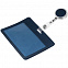 Чехол для карточки с ретрактором Devon, синий с логотипом в Балашихе заказать по выгодной цене в кибермаркете AvroraStore