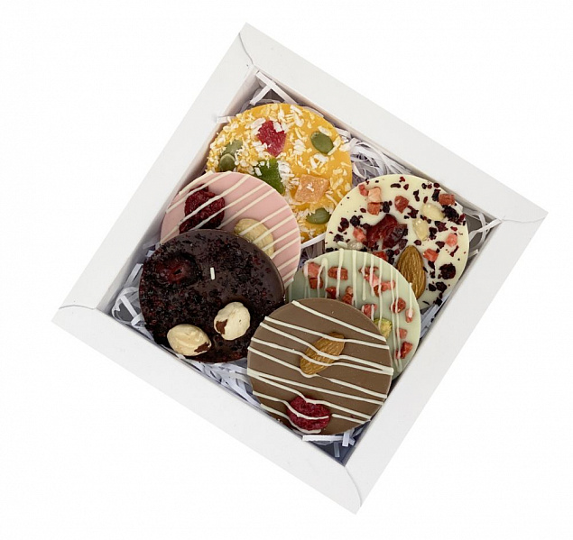 Шоколадные конфеты Mendiants, ассорти с логотипом в Балашихе заказать по выгодной цене в кибермаркете AvroraStore