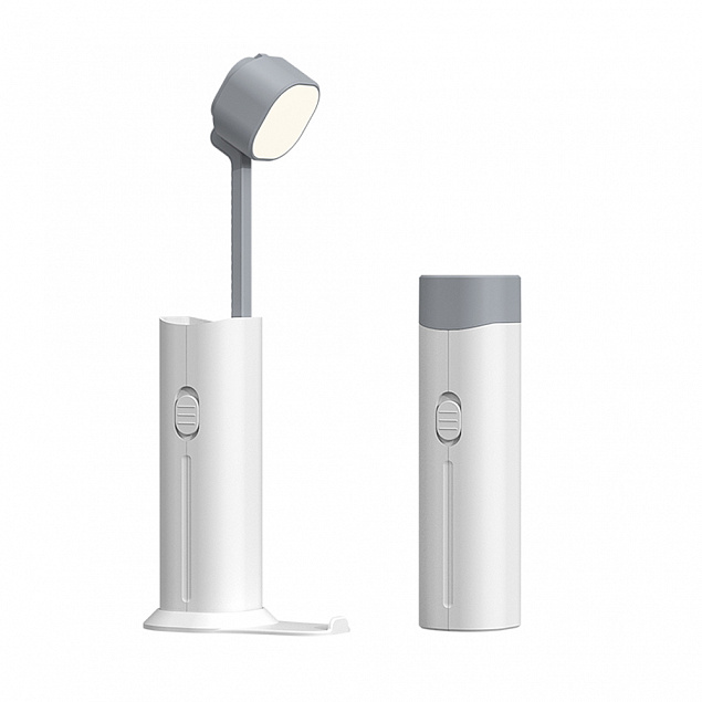 Универсальная лампа Rossi c встроенной батареей - Белый BB с логотипом в Балашихе заказать по выгодной цене в кибермаркете AvroraStore