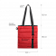 Шоппер Superbag Bubble (красный с черным) с логотипом в Балашихе заказать по выгодной цене в кибермаркете AvroraStore