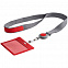 Чехол для карточки с лентой и ретрактором Devon, красный с логотипом в Балашихе заказать по выгодной цене в кибермаркете AvroraStore