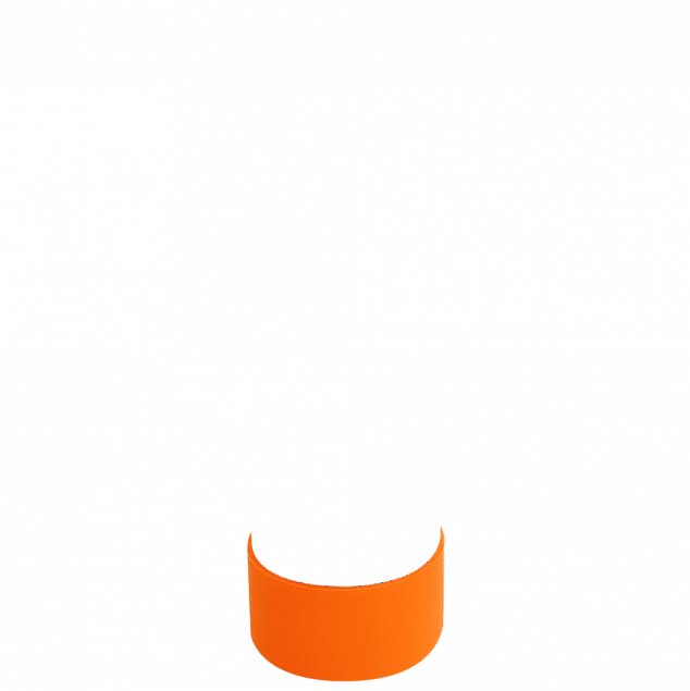 Манжета силиконовая для термобутылки Olivia, оранжевый с логотипом в Балашихе заказать по выгодной цене в кибермаркете AvroraStore
