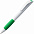 Ручка шариковая Grip, белая с зеленым с логотипом в Балашихе заказать по выгодной цене в кибермаркете AvroraStore