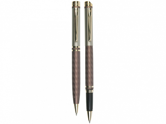 Набор "Pen and Pen": ручка шариковая, ручка роллер с логотипом в Балашихе заказать по выгодной цене в кибермаркете AvroraStore