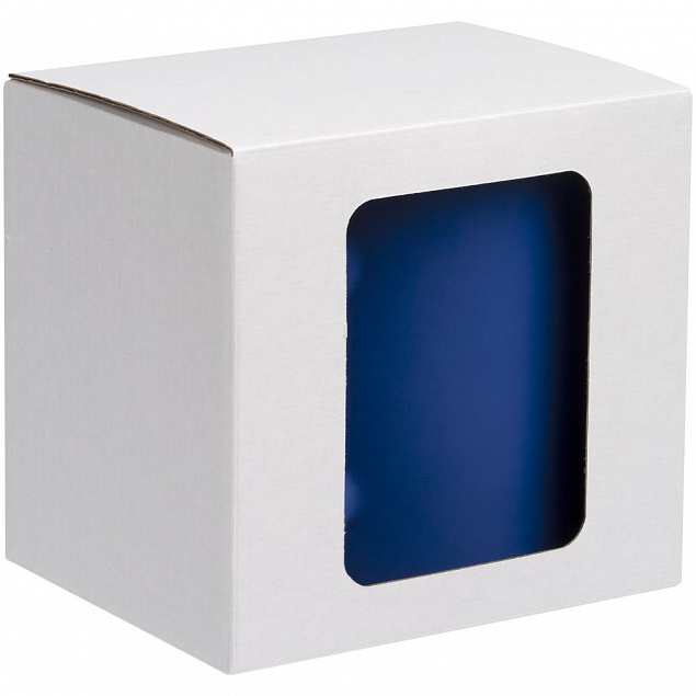 Коробка с окном для кружки Window, ver.2, белая с логотипом в Балашихе заказать по выгодной цене в кибермаркете AvroraStore