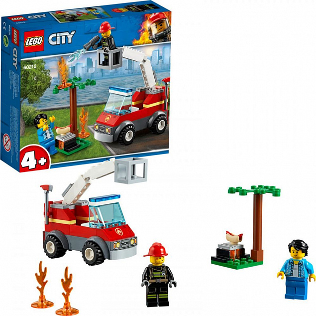 Конструктор «LEGO City. Пожар на пикнике» с логотипом в Балашихе заказать по выгодной цене в кибермаркете AvroraStore