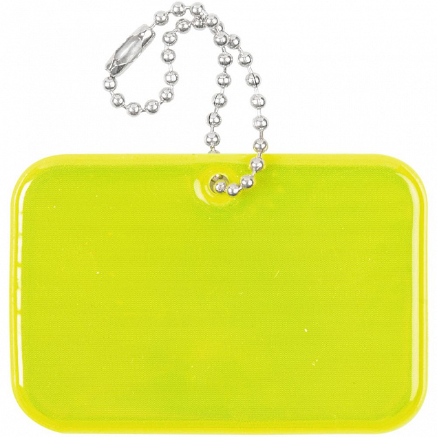 Светоотражатель Spare Care, прямоугольник, желтый неон с логотипом в Балашихе заказать по выгодной цене в кибермаркете AvroraStore