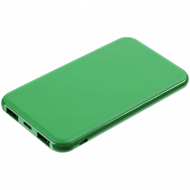 Aккумулятор Uniscend Half Day Type-C 5000 мAч, зеленый с логотипом в Балашихе заказать по выгодной цене в кибермаркете AvroraStore