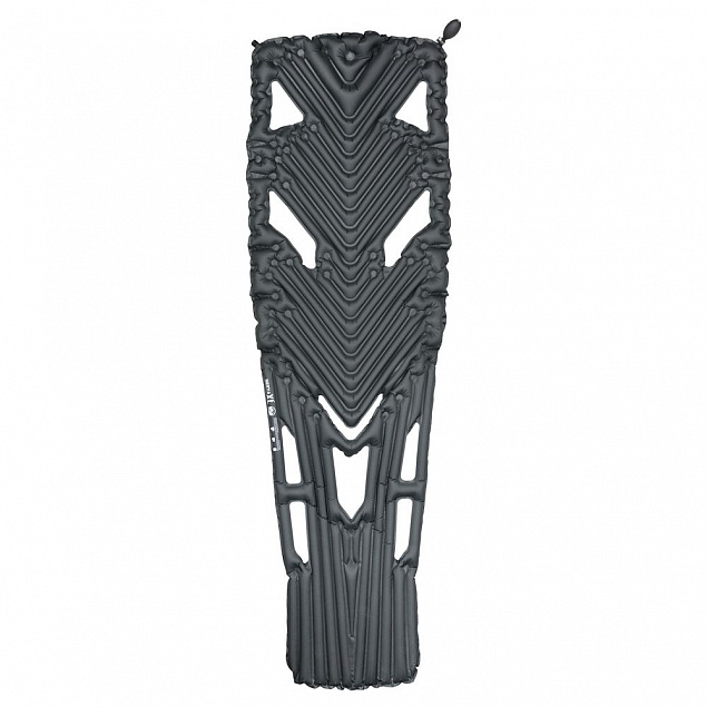 Надувной коврик Inertia XL, черный с логотипом в Балашихе заказать по выгодной цене в кибермаркете AvroraStore